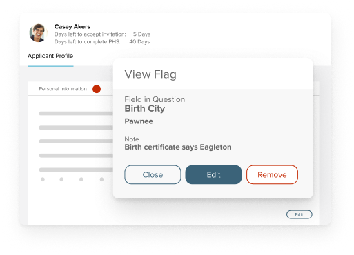 Vetted-View Flag